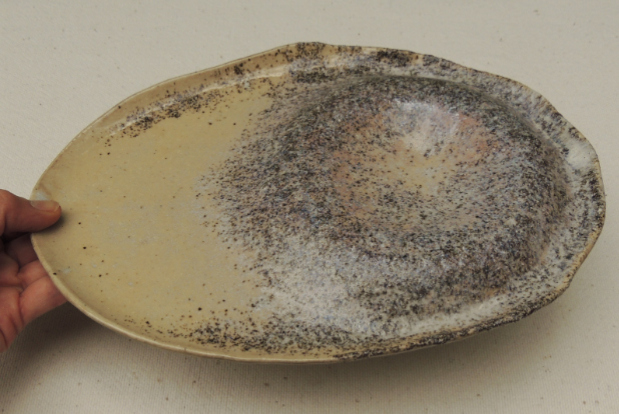 Plato tlacoyo con isla